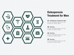 Osteoporosis treatment for men ppt powerpoint presentation model