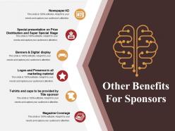 Other benefits for sponsors powerpoint slide themes