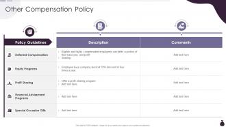 Other Compensation Policy Income Estimation Report Ppt Slides Design Templates