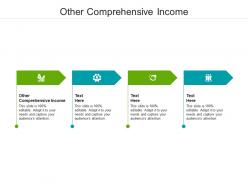 Other comprehensive income ppt powerpoint presentation gallery themes cpb