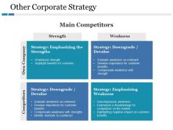 Other corporate strategy ppt gallery styles