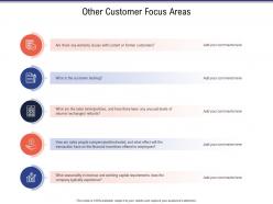 Other customer focus areas business investigation