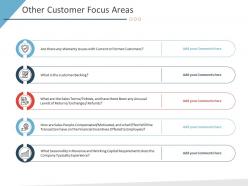 Other Customer Focus Areas Business Purchase Due Diligence Ppt Download