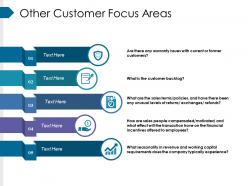 Other customer focus areas powerpoint templates
