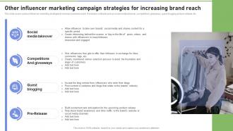 Other Influencer Marketing Campaign Strategies For Increasing Strategies To Ramp Strategy SS V