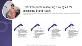 Other Influencer Marketing Strategies Using Social Media To Amplify Wom Marketing Efforts MKT SS V