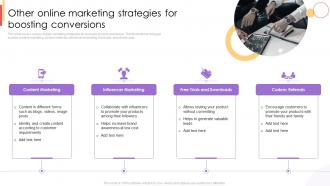 Other Online Marketing Strategies For Boosting Conversions New Customer Acquisition Strategies