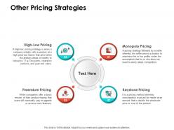 Other pricing strategies ppt powerpoint presentation infographics