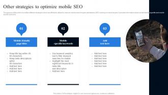 Other Strategies To Optimize Mobile SEO Conducting Mobile SEO Audit To Understand
