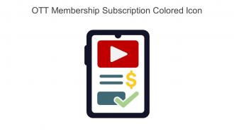 Ott Membership Subscription Colored Icon In Powerpoint Pptx Png And Editable Eps Format