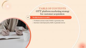 OTT Platform Marketing Strategy For Customer Acquisition Strategy CD V Visual Template