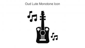 Oud Lute Monotone Icon In Powerpoint Pptx Png And Editable Eps Format