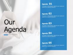 Our Agenda Audiences Attention Ppt Powerpoint Presentation Infographics Summary