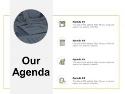 Our agenda checklist c118 ppt powerpoint presentation styles tips