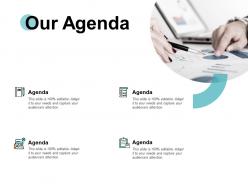 Our agenda checklist planning c149 ppt powerpoint presentation ideas deck