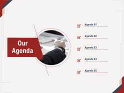 Our agenda m658 ppt powerpoint presentation gallery designs download