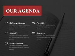 Our agenda powerpoint slide templates