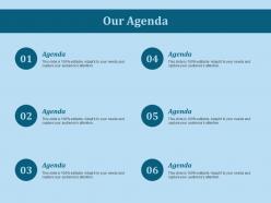 Our agenda ppt slides guide