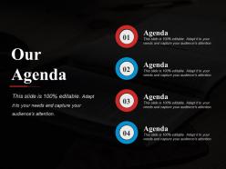 Our agenda presentation visuals