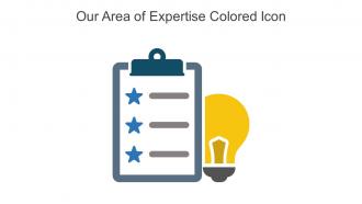 Our Area Of Expertise Colored Icon In Powerpoint Pptx Png And Editable Eps Format