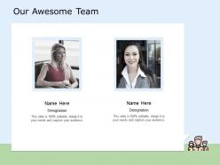 Our awesome team audience h177 ppt powerpoint presentation professional structure