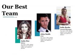 Our best team ppt styles example