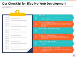 Our checklist for effective web development it