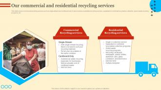 Our Commercial And Residential Recycling Services Solid Waste Collection Services Proposal