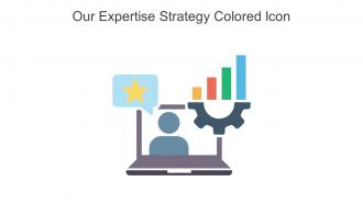 Our Expertise Strategy Colored Icon In Powerpoint Pptx Png And Editable Eps Format