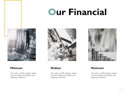 Our financial medium b66 ppt powerpoint presentation file pictures
