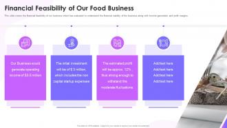 Our Food Business Feasibility Study Templates For Different Projects