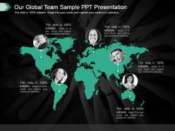 Our global team sample ppt presentation