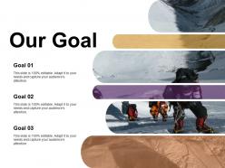Our goal 8 deadly wastes ppt visual aids infographics