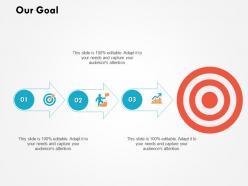 Our goal arrows management c619 ppt powerpoint presentation gallery graphics pictures