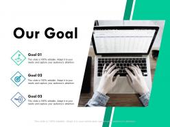 Our goal business marketing ppt powerpoint presentation outline templates