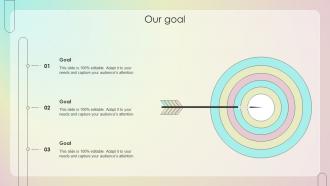 Our Goal Customer Onboarding Journey Process And Strategies Ppt Infographics