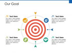 Our goal icons strategy ppt powerpoint presentation file gallery