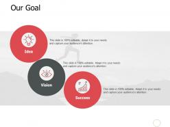 Our goal idea success ppt powerpoint presentation model backgrounds