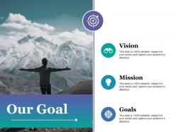Our goal mission f490 ppt powerpoint presentation model background images