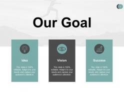 Our goal planning success a491 ppt powerpoint presentation professional portfolio
