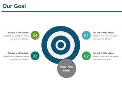 Our goal powerpoint shapes