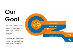 Our goal powerpoint shapes template 1