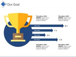 Our goal ppt background graphics
