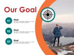 Our goal ppt background template template 1