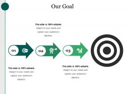 Our goal ppt design templates