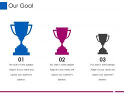 39883823 style essentials 2 our goals 3 piece powerpoint presentation diagram infographic slide