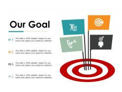 75114214 style essentials 2 our goals 4 piece powerpoint presentation diagram infographic slide