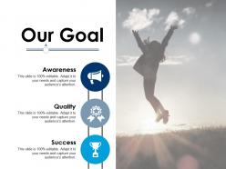 Our goal ppt infographic template background image