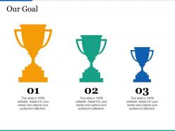 Our goal ppt infographics graphics template