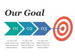 64219281 style essentials 2 our goals 3 piece powerpoint presentation diagram infographic slide